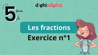 Exercices corrigés  Fractions 5ème [upl. by Ardnauq890]