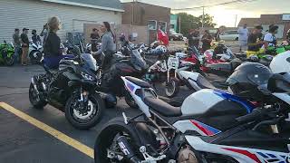 Bike meet at Dracut Massachusetts 7122024 [upl. by Ardnekal]