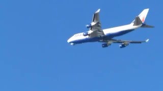 Transaero 747 Paphos Cyprus 2013 [upl. by Adlai936]