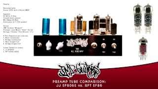 JMP Guitars EF86 Preamp Tube Comparison [upl. by Gloriana195]