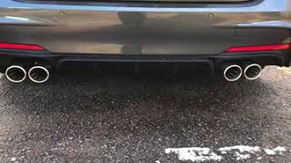 BMW F31 335D Quad Exhaust Exhaust  Modified and much louder [upl. by Irakab836]