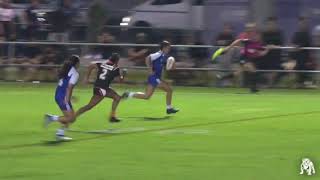 Bulldogs Tarsha Gale Cup score length of the field try [upl. by Leigh952]