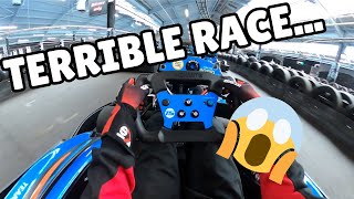 TERRIBLE RACE 😱  Teamsport Docklands Karting [upl. by Adaline]