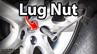 How to Remove a Stuck Lug Nut on Your Car [upl. by Ruhtra]