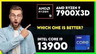 AMD Ryzen 9 7900X3D vs Intel Core i9 13900 Comparison [upl. by Cogn]