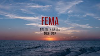 🚩Why is FEMA Staging 350 Semi Trailers wEquipment at an Old AFB in Oscoda Michigan [upl. by Havstad321]