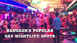 BANGKOK GAY STREET Silom Soi 4 Thailand Nightlife [upl. by Eninaj]