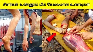 சீனர்கள் உண்ணும் மிக கேவலமான உணவுகள்  10 Most Unusual Chinese foods  Tamil Wonders [upl. by Caiaphas]