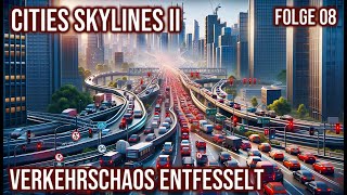 Cities Skylines II Verkehrschaos entfesselt  S01E08 [upl. by Leahcimal]