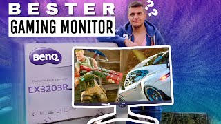 BenQ EX3203R 32“ Curved QHD HDR Gaming Monitor  Unboxing  Review [upl. by Kimbell]