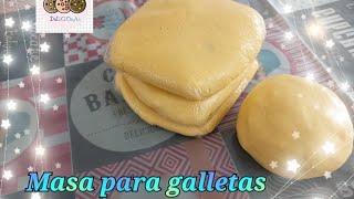 Rica masa de galletaspara decorar y para hacer más variedad de galletas [upl. by Helbonnah27]