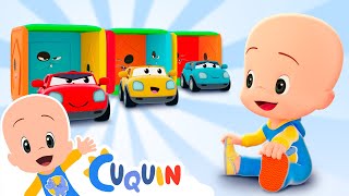 Aprende las formas con los coches de colores de Cuquín 🚘 Caricaturas y dibujos animados para bebés [upl. by Venita]