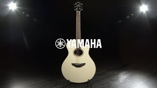 Yamaha APX600 Electro Acoustic Vintage White  Gear4music demo [upl. by Albion263]