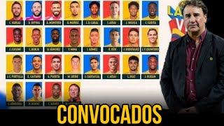 los CONVOCADOS de la selección COLOMBIA y controversia por la LISTA de Lorenzo [upl. by Laekcim652]