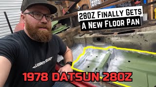 How I Installed A New Floor Pan In My 280z [upl. by Hagep]