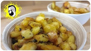 Knusprige Kartoffel Bites aus dem Backofen REZEPT  Pommes Män [upl. by Norej]