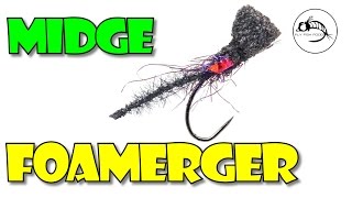 Easy Winter Midge Pattern  Foamerger Midge Emerger  Fly Tying Tutorial [upl. by Esil]