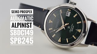 Seiko Prospex Automatic 1959 Alpinist ReInterpretation SBDC149 SPB245 [upl. by Cristina827]