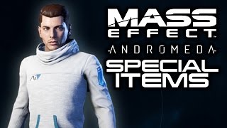 MASS EFFECT ANDROMEDA All Special Edition Bonus Items Weapons Armor Pet Pyjak and More [upl. by Boyes433]