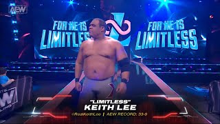 Keith Lee Entrance  AEW Collision November 25 2023 [upl. by Aettam]