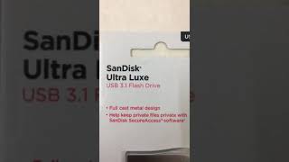 Best Unboxing SanDisk Ultra Luxe USB 31 Flash Drive 64GB Upto 150MBs All Metal Metallic Silver [upl. by Emmey]