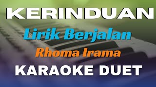 karaoke kerinduan rhoma irama koplo [upl. by Eillom946]