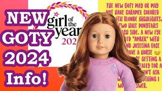 NEW Girl of the Year 2024  Lila Monetti Leaked Info  American Girl Doll Collector News [upl. by Ellekcim453]