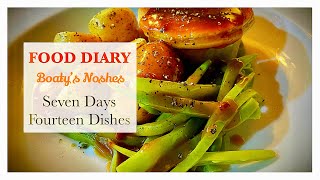 My Food Diary…Seven Days Fourteen Dishes Boaty’s Noshes 2023 Week 51 [upl. by Brigham]