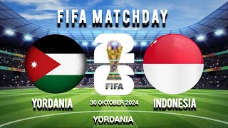 YORDANIA VS INDONESIA  FIFA MATCH DAY  eFootball 2024 [upl. by Klepac492]