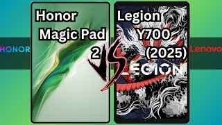 Honor Magic Pad 2 VS Lenovo Legion Y700 [upl. by Norabal]