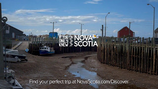 Time Lapse video of Halls Harbour Bay of Fundy Nova Scotia [upl. by Yrem]