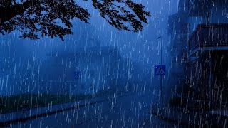 Chuva Relaxante e Trovões para Dormir Profundamente à Noite ⛈ Som de Chuva Vento e Trovões 1 ASMR [upl. by Anilejna478]