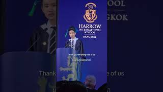 Graduation Speech 2024  Harrow International School Bangkok [upl. by Ellehcor178]