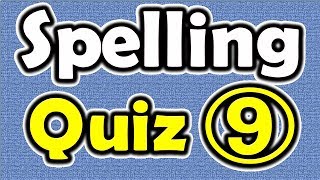 Spelling Quiz 9  ForB English Lesson [upl. by Mikes]