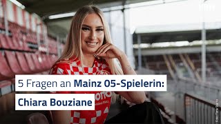 5 Fragen an Chiara Bouziane von Mainz 05 [upl. by Ahsinelg375]