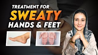 How to Cure Sweaty Hands and Feet Permanently Hyperhidrosis Cure  Dr Sara Salman [upl. by Lasyrc]