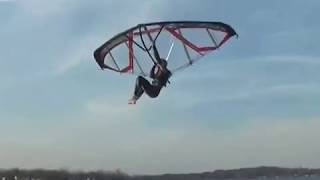 Flying a Kitewing on Whitmore Lake [upl. by Emiaj]