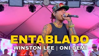 Winston Lee ft Oni Demi  ENTABLADO Live Performance [upl. by Hanonew363]