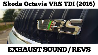 2016 Skoda Octavia vRS TDI Exhaust Sound  Use headphones [upl. by Droflim262]