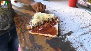 Jumbo Roast Masala Sandwich  Jeetu Sandwich Center  MUMBAI STREET FOOD  INDIAN STREET FOOD [upl. by Crabb]