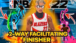 My 2Way Facilitating Finisher is the BEST ISO BUILD in NBA 2K22 BEST 1v1 COURT BUILD  BEST SIGS [upl. by Adama331]