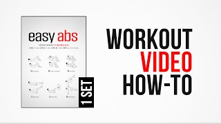 Easy Abs Workout  HowTo   One Set  by DAREBEE [upl. by Enyrehtac]