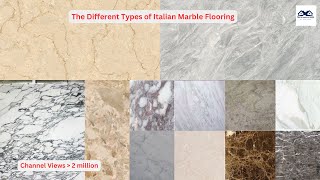 The Different Types of Italian Marble Flooring  Everything You Need to Know About Italian Marble [upl. by Ecined]