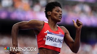 Marileidy Paulino LEADS THE PACK to win 400m in Olympic record  Paris Olympics  NBC Sports [upl. by Clynes977]