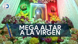 Mujer realiza mega altar para la virgen de Guadalupe [upl. by Hubbard]