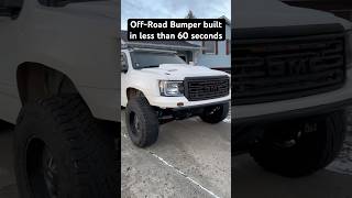 OffRoad Bumper built in less than 60 Seconds [upl. by Ennylcaj]