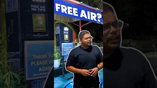 FREE Air At Petrol Pump 🤔shorts free petrol gasstation informative scam hindi cars24 [upl. by Selwyn]