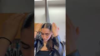 My slick back hair regimen slickback hair gelhair hairproducts hairstyles hairwashday [upl. by Aya]