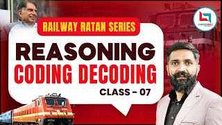 Railway Ratan Series  Railway Reasoning  Coding amp Decoding  7  Coding amp Decoding By Arun Sir [upl. by Meara]