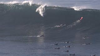 MASSIVE surf pounds San Diego [upl. by Eiruam]